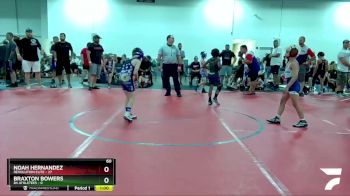 60 lbs Round 5 (8 Team) - Noah Hernandez, Revolution Elite vs Braxton Bowers, 84 Athletees