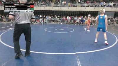 95 lbs Quarterfinal - Dane Witmer, Landisville vs Caiden Crusen, Lawrence Township