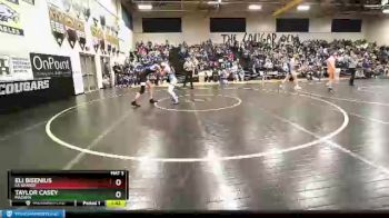 160 lbs Champ. Round 1 - Taylor Casey, Mazama vs Eli Bisenius, La Grande