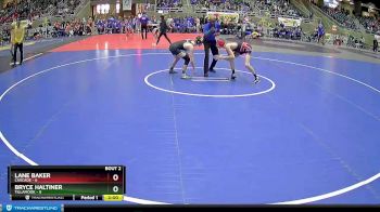 115 lbs Quarterfinals (8 Team) - Bryce Haltiner, Tillamook vs Lane Baker, Cascade