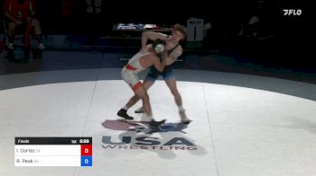 126 lbs Final - Isaiah Cortez, California vs Rhett Peak, Oklahoma