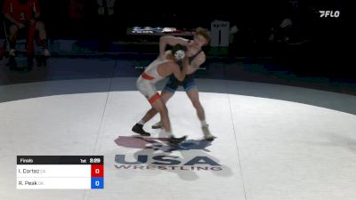 126 lbs Final - Isaiah Cortez, California vs Rhett Peak, Oklahoma