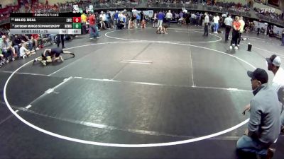 75 lbs Champ. Round 1 - Miles Beal, Louisville Wrestling Club vs Zaydean Munoz-Schwartzkopf, Nebraska Elite Wrestling Club