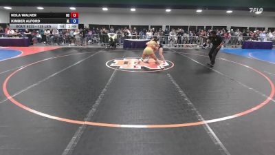 138 lbs Consi Of 32 #2 - Nola Walker, NC vs Kimber Alford, AL