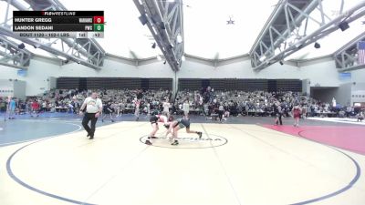 102-I lbs Consi Of 8 #1 - Hunter Gregg, Warhawks Wrestling Inc. vs Landon Sedani, Prime Wrestling Club