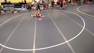 157 lbs Champ. Round 1 - Kenny Ferrario, St. Francis Gladiators vs Patch Bulera, Mounds View