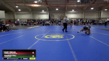 120 lbs Cons. Round 4 - Makirah Hall, LAKOTA EAST vs Mary Mikhail, Cumberland Valley Hs