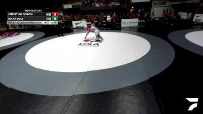Champ. Round 1 - Christian Garcia, Friendly Hills Wrestling Club vs Maxx Diaz, Etiwanda High School Wrestling