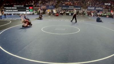 D 1 175 lbs Champ. Round 1 - Antwon Parks, Holy Cross vs Collin Cross, Fontainebleau