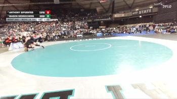 Boys 2A 144 lbs 1st Place Match - Mason DesRochers, Ridgefield vs Anthony Sifuentes, Toppenish