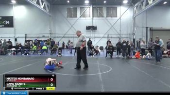 72 lbs Placement (4 Team) - David Krantz, 84 Athletes vs Matteo Montanaro, Attack