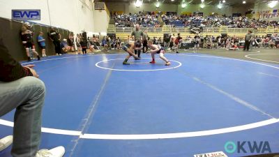 100 lbs Consi Of 8 #2 - Jared Smith, Ponca City Wildcat Wrestling vs Madden Votaw, Husky Wrestling Club