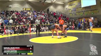 135 lbs Champ. Round 1 - Samuel Murchison, Red Wave Wrestling vs Hayden Barton, Mitchelle Middle School