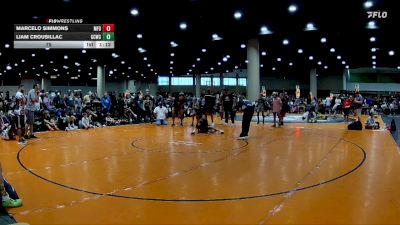 75 lbs Round 2 (8 Team) - Liam Crousillac, Gulf Coast WC vs Marcelo Simmons, MF Dynasty