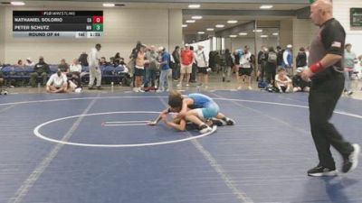 120 lbs Round Of 64 - Nathaniel Solorio, CA vs Peter SChutz, MN