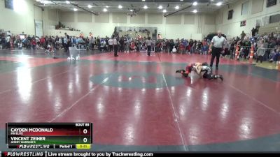 75 lbs Cons. Round 4 - Vincent Zeiher, Amery Warrior`s vs Cayden McDonald, MN Elite