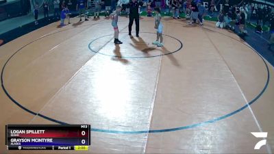 62-68 lbs Round 1 - Logan Spillett, Idaho vs Grayson McIntyre, Alaska