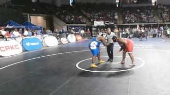 D 1 285 lbs Cons. Round 2 - Isaiah Clinton, Ruston vs Amar Holman, Sulphur