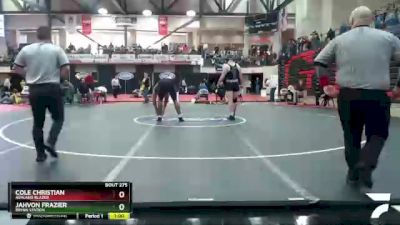 215 lbs Cons. Round 2 - Cole Christian, Ashland Blazer vs Jahvon Frazier, Bryan Station