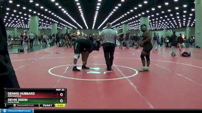 285 lbs Quarterfinal - Devin Dixon, Castleton vs Dennis Hubbard, Indianapolis