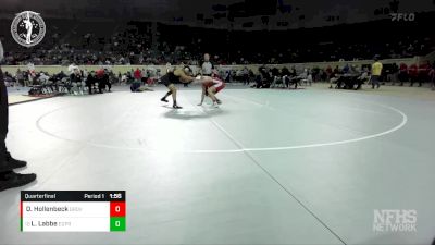 5A-150 lbs Quarterfinal - Londen Labbe, EDISON PREP vs Deringer Hollenbeck, GROVE