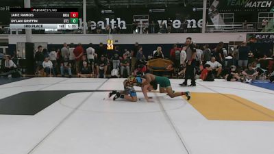 115 lbs 3rd Place - Jake Ramos, Broad Axe Green - HSC vs Dylan Griffin, Steller Trained Malgus - HSC