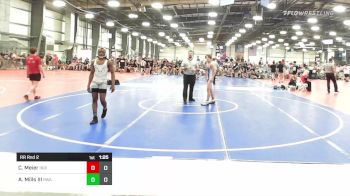 106 lbs Rr Rnd 2 - Cameron Meier, Indiana Outlaws Select vs Antonio Mills III, Roundtree Wrestling Academy Black