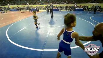 55 lbs Consi Of 8 #1 - Jaelee Baca, Cowboy Wrestling Club vs Vallary Brown, Deer Creek Wrestling Club