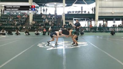 138 lbs Cons. Semi - Sophia Antonio, Tiffin University vs Nora Mooney, John Carroll