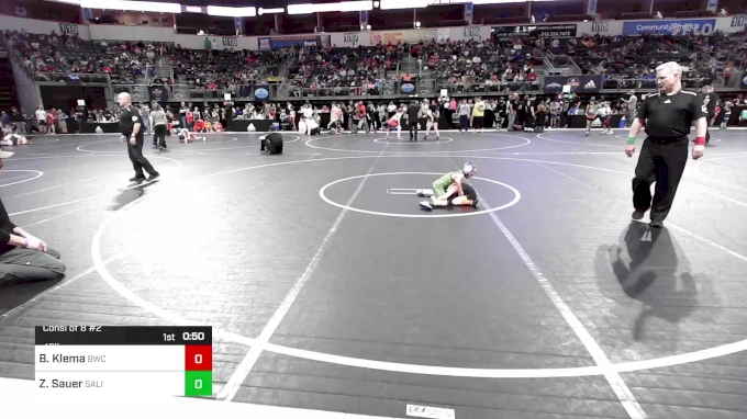 49 lbs Consi Of 8 #2 - Bowe Klema, Beloit Wrestling Club vs Zander ...