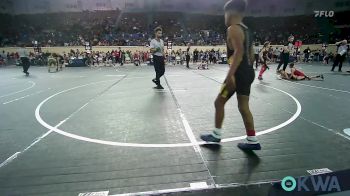 90 lbs Consi Of 8 #2 - Easton McGilbert, Midwest City Bombers vs Jared Smith, Tonkawa Takedown Club