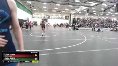 130 lbs Quarterfinal - Lynn Horn, Hill Trained vs Kara Theis, Immortal Athletics WC