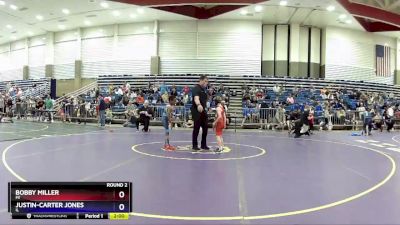 56 lbs Round 2 - Bobby Miller, MI vs Justin-Carter Jones, IL