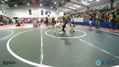 54 lbs Rr Rnd 3 - Georgia Howell, Henryetta Knights Wrestling Club vs Iris Turgeon, Raw Wrestling Club