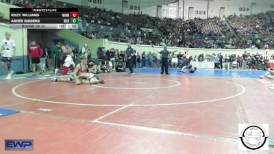 120 lbs Round Of 32 - Riley Williams, Norman Jr High vs Asher Giddens, Bixby