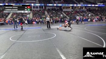 90 lbs Cons. Round 1 - Braxton Yoxall, Phillipsburg vs Camden Cooper, Rossville