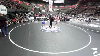 144 lbs Nicolas Trujillo, MDWA - Mount Diablo Wrestling Association vs Helo Blackwell, SJWA - San Joaquin Wrestling Association