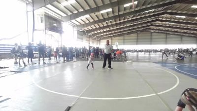 37 lbs Rr Rnd 2 - Olivia Agin, El Paso Wildcats WC vs Weston Kisamore, Valley Bad Boys