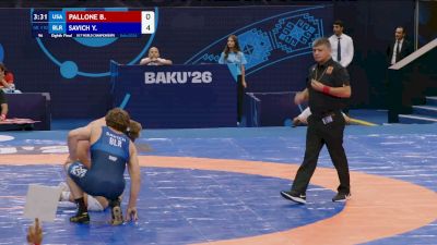 110 kg 1/8 Final - Bruno Pallone, United States vs Yahor Savich, Belarus