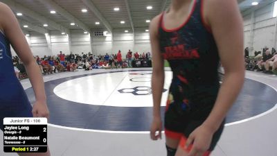 105 lbs Breanna Higgins, Georgia vs Ryleigh Sturgill, Tennessee