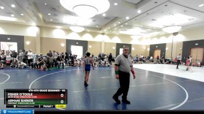 95 lbs Cons. Round 1 - Armani Barker, Fremont Wrestling Club vs Fisher O`Toole, Bear River Wrestling Club