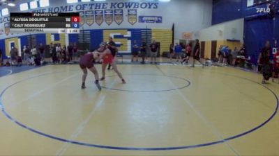 124 lbs Semifinal - Alyssa Doolittle, North Ft. Myers HS / Headhunters vs Caly Rodriguez, Brandon
