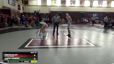 126 lbs Round 1 - Jasper Sonberg, Osage vs Tristan Elliot, Dubuque Senior