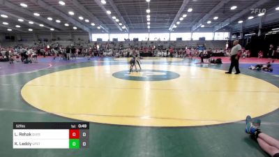 52 lbs Rr Rnd 3 - Luke Rehak, Quest School Of Wrestling ES vs Keegan Leddy, Upstate Uprising Red