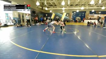 132 lbs Cons. Round 2 - Lucas Flannery, Yulee High School vs Caden Cagiano, Cardinal Gibbons