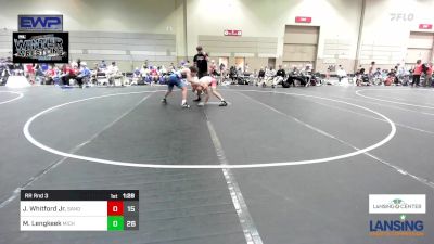 135 lbs Rr Rnd 3 - Joseph Whitford Jr., Sanderson Wrestling Academy vs Murphy Lengkeek, Michigan Premier WC - (A)