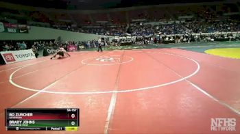 5A-157 lbs Semifinal - Bo Zurcher, Silverton vs Brady Johns, Mountain View