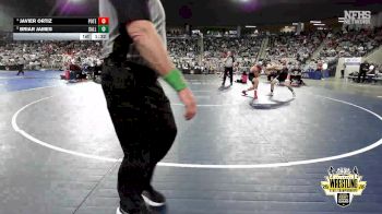 B4A-144 lbs Quarterfinal - Briar James, Sallisaw vs Javier Ortiz, Poteau