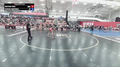 124 lbs Round 3 (12 Team) - Sophia Renteria, Adrian College vs Mayumi King, Brock Univeristy