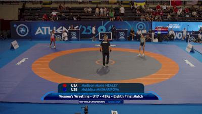 43 kg 1/8 Final - Madison Healey, United States vs Mukhlisa Masharipova, Uzbekistan